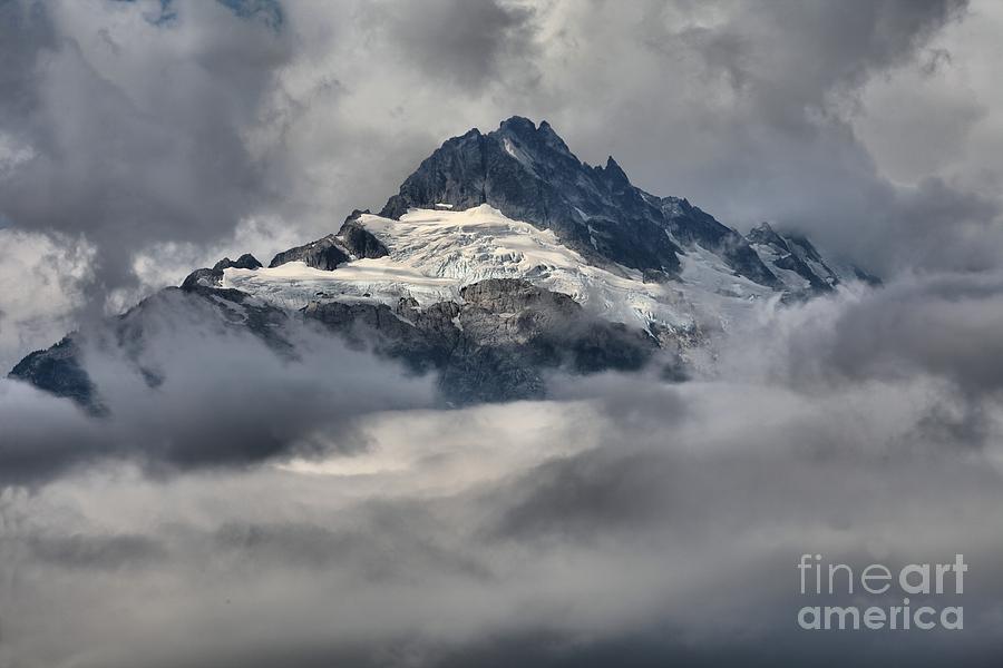 Glaciers Through The Clouds Photograph by Adam Jewell