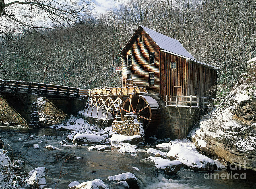 Glade Creek Grist Mill in West Virginia Photograph by David Davis