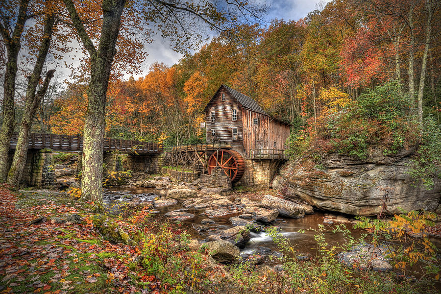 Glade Creek Gristmill Photograph by Jaki Miller