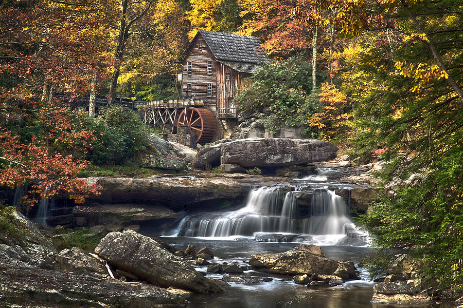 Glade Creek Mill Photograph by Robert Fawcett