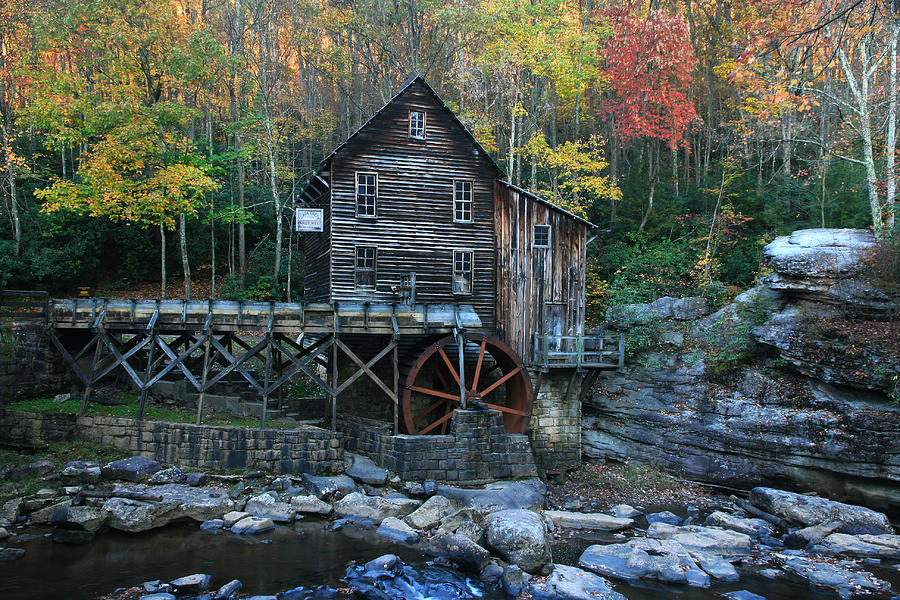 Glade Creek Mill Photograph by Scott Cunningham