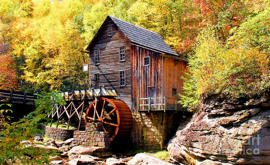 Glade Creek Mill West Virginia Photograph by Laurinda Bowling