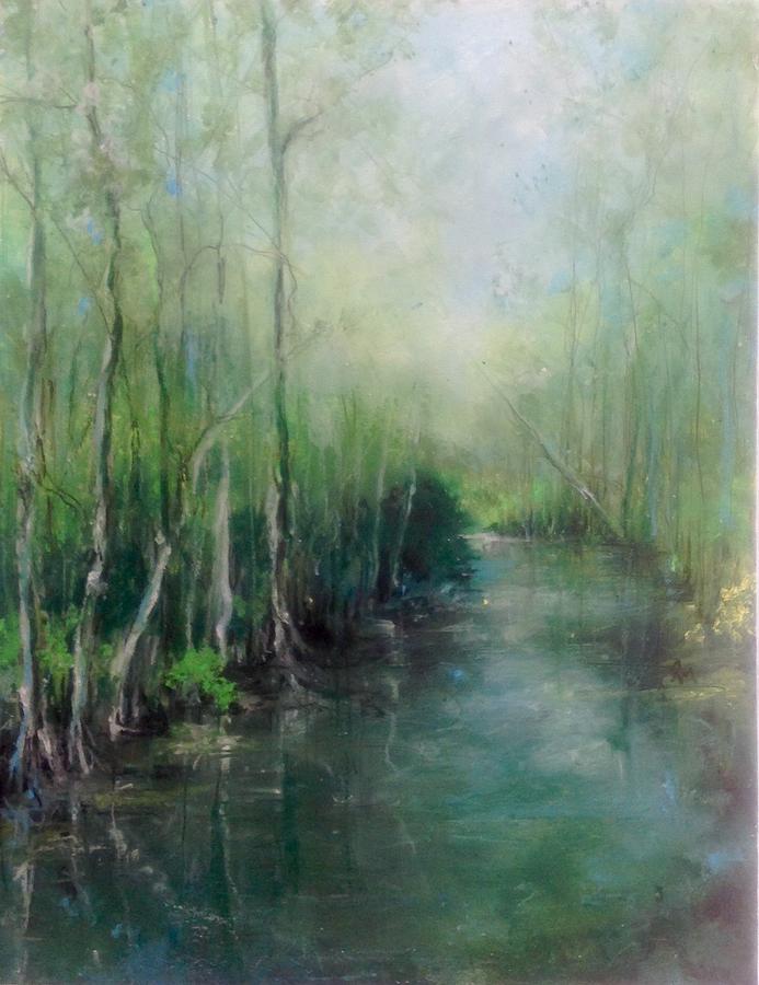 River Runs Deep Series 2 Painting by Robin Miller-Bookhout