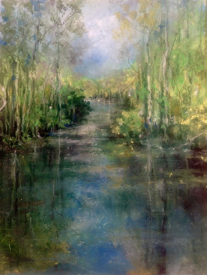 River Runs Deep Series ..#1 Painting by Robin Miller-Bookhout