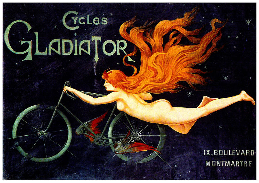 Gladiator Cycles Mixed Media by Charlie Ross