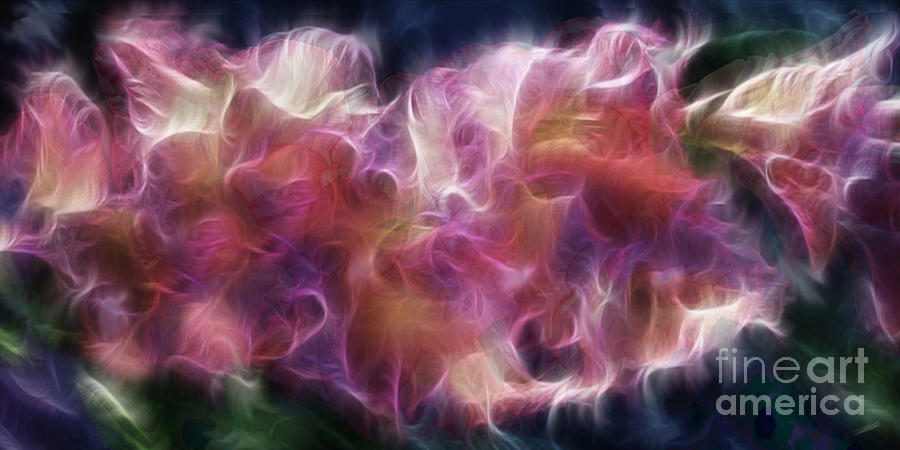 Space Digital Art - Gladiola Nebula by Peter Piatt