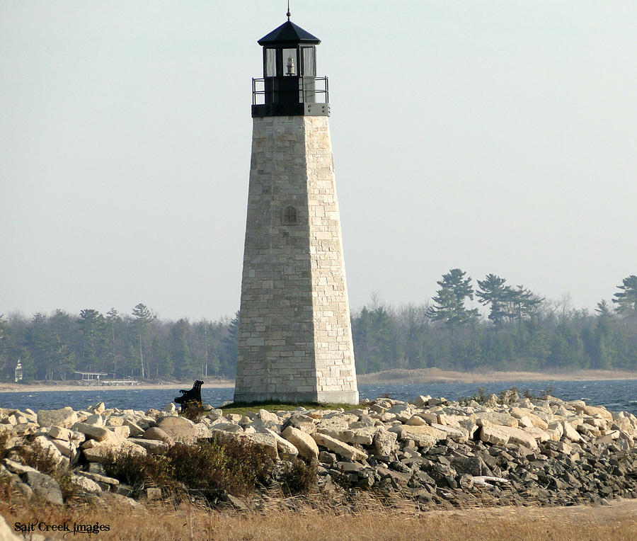 Lighthouse Photograph - Gladstone Lighthouse by Cecily Vermote