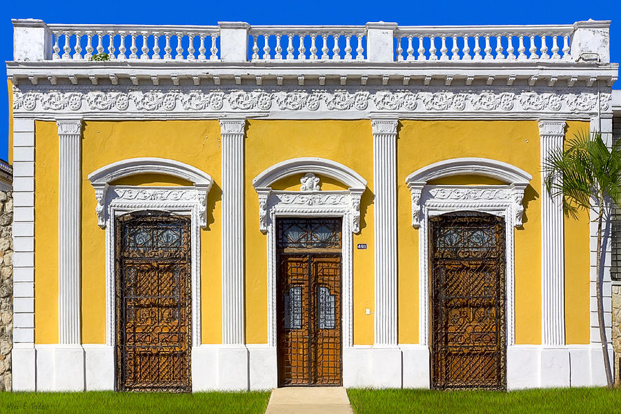 Glamorous Architecture on Paseo de Montejo - Merida Photograph by Mark Tisdale