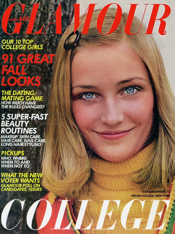 Glamour Cover Featuring Kate White Photograph by William Connors