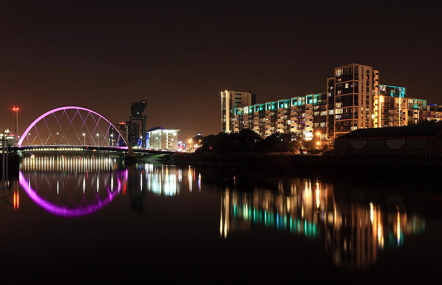 Architecture Photograph - Glasgow River Clyde by Grant Glendinning