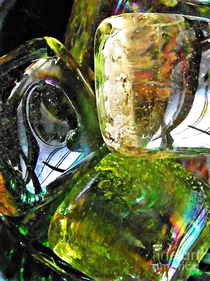 Glass Abstract 133 Photograph by Sarah Loft