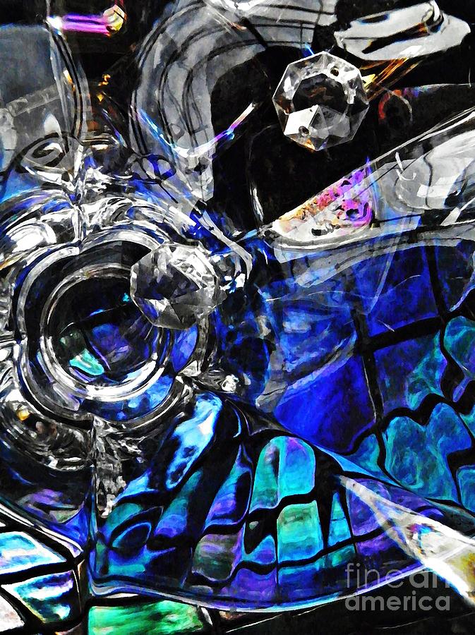 Glass Abstract 153 Photograph by Sarah Loft