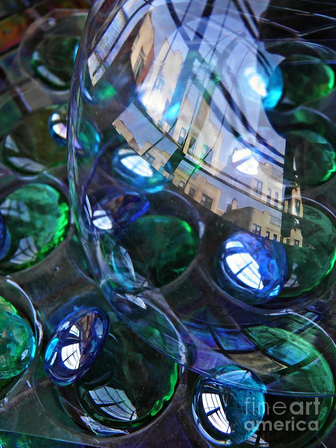 Glass Abstract 175 Photograph by Sarah Loft