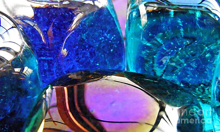 Glass Abstract 27 Photograph by Sarah Loft