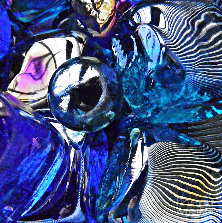 Glass Abstract 397 Photograph by Sarah Loft