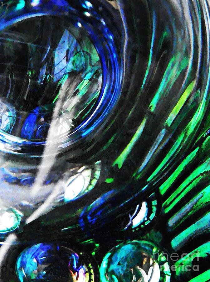 Glass Abstract 423 Photograph by Sarah Loft