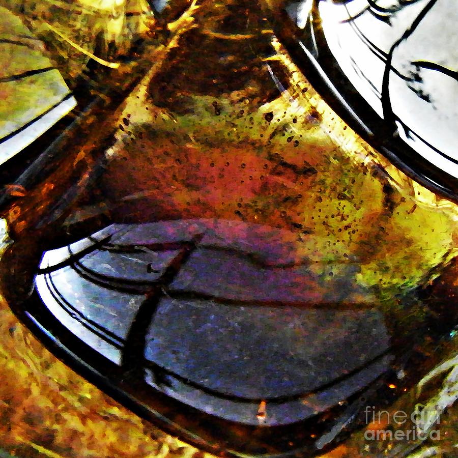Glass Abstract 43 Photograph by Sarah Loft