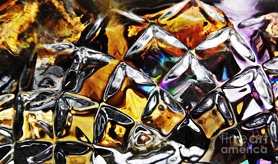 Glass Abstract 447 Photograph by Sarah Loft