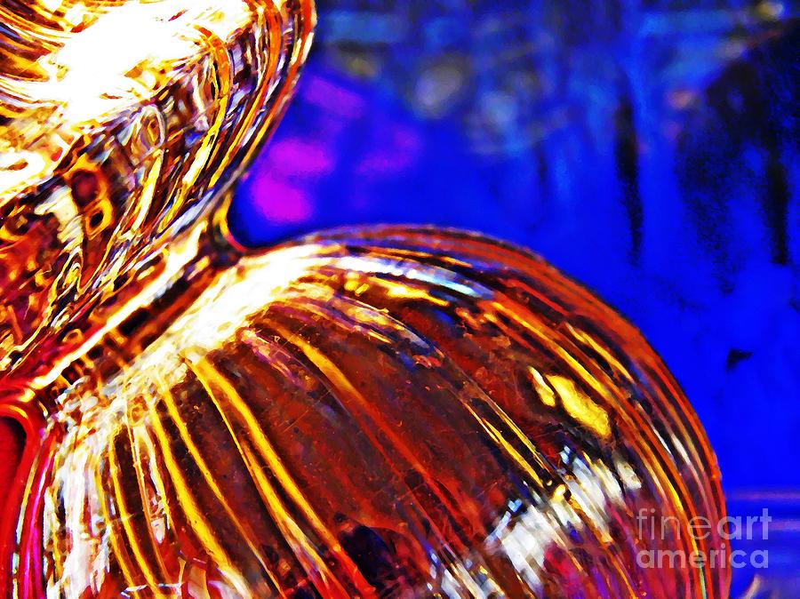 Glass Abstract 566 Photograph by Sarah Loft