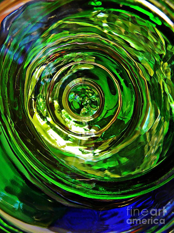 Glass Abstract 575 Photograph by Sarah Loft