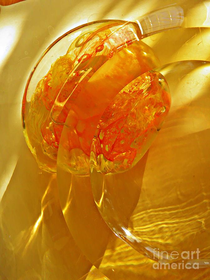 Glass Abstract 581 Photograph by Sarah Loft