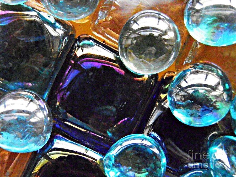 Glass Abstract 62 Photograph by Sarah Loft