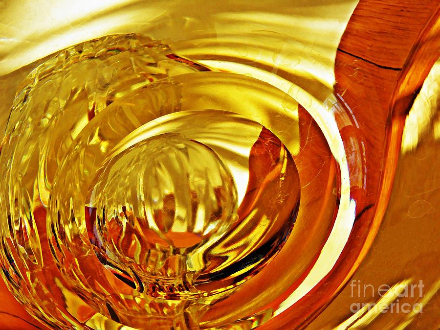 Glass Abstract 642 Photograph by Sarah Loft
