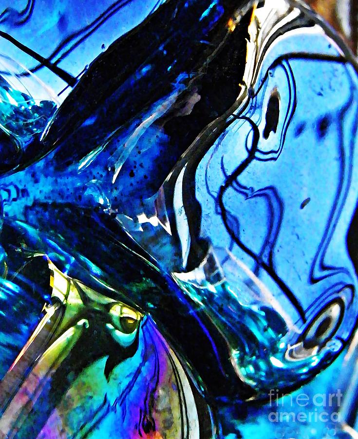 Glass Abstract 65 Photograph by Sarah Loft