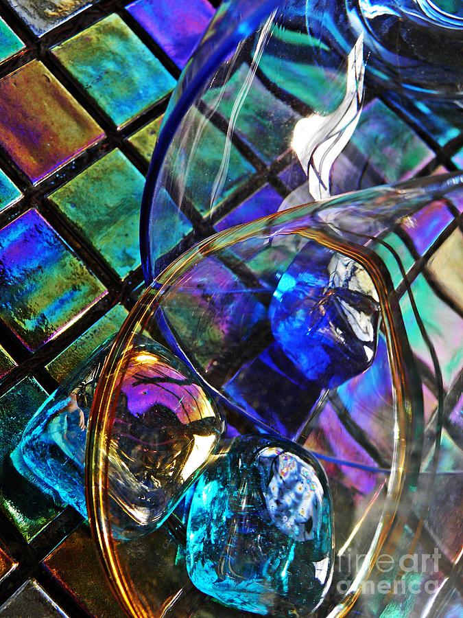 Glass Abstract 690 Photograph by Sarah Loft