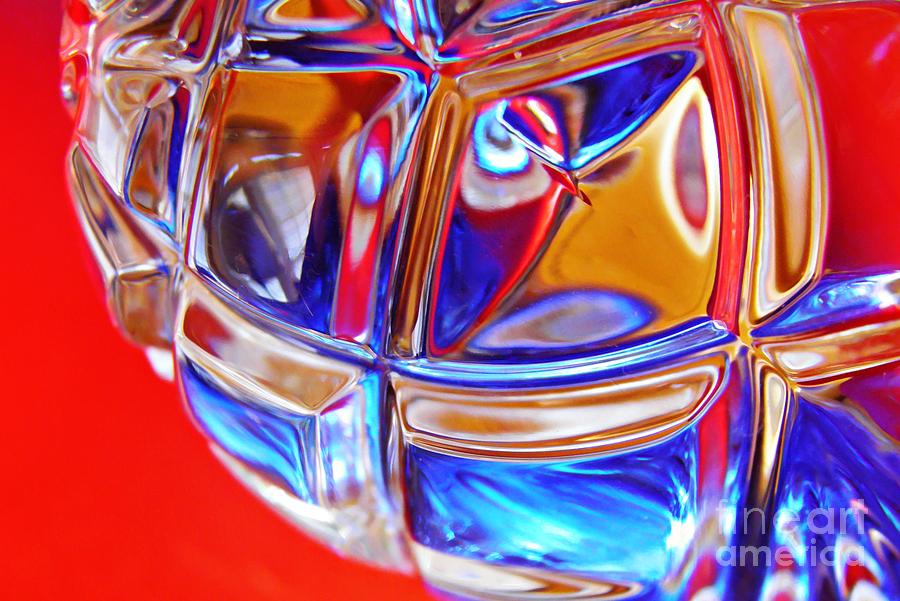 Glass Abstract 735 Photograph by Sarah Loft