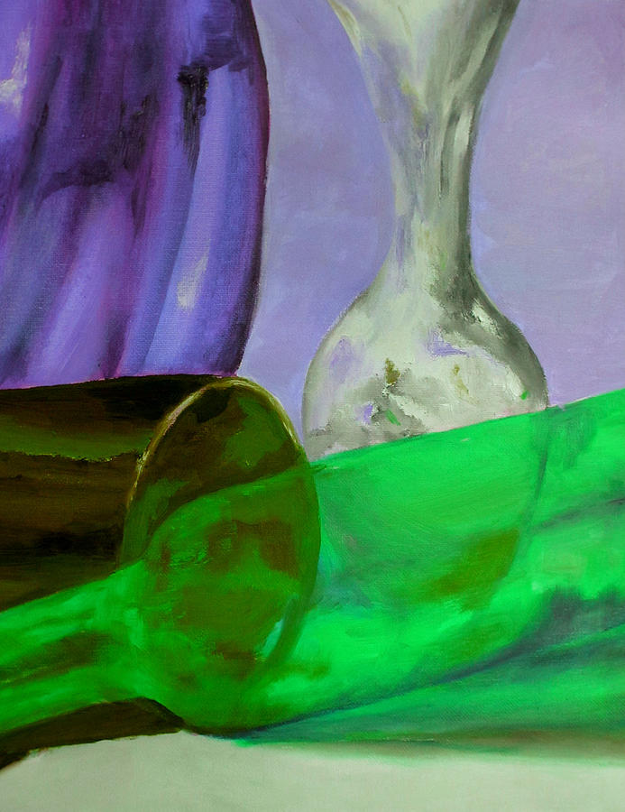 Glass Art Painting by Lisa Boyd