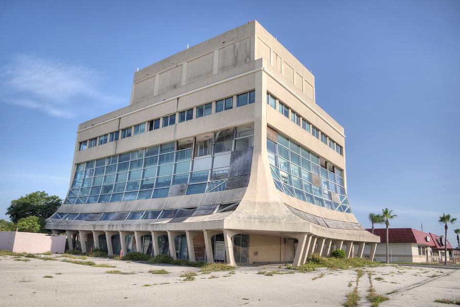 Glass Bank in Cocoa Beach-Abandoned Photograph by Bradford Martin