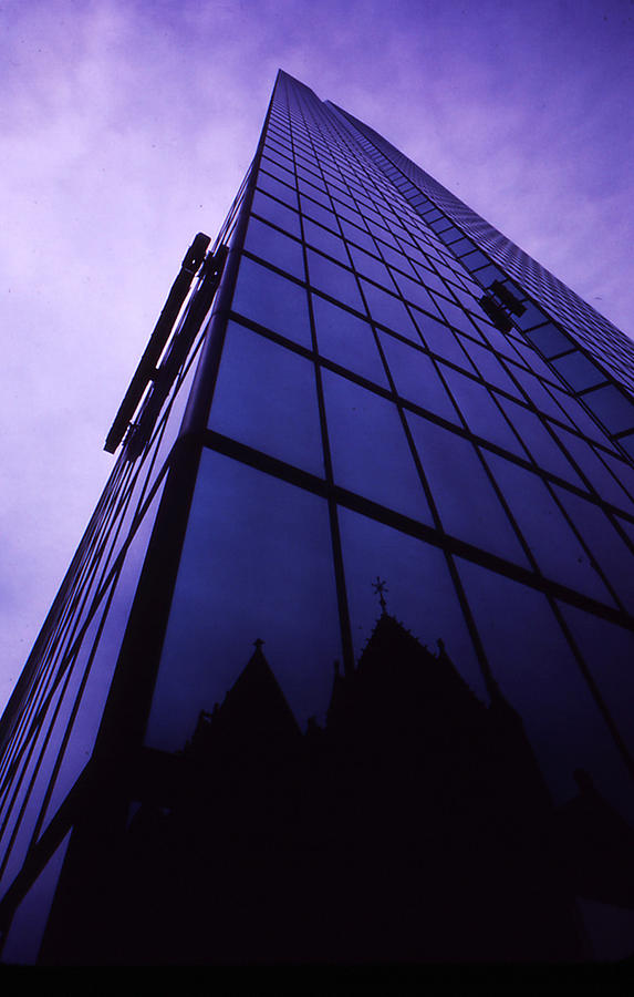 Boston Photograph - Glass Building in Boston by Thomas D McManus