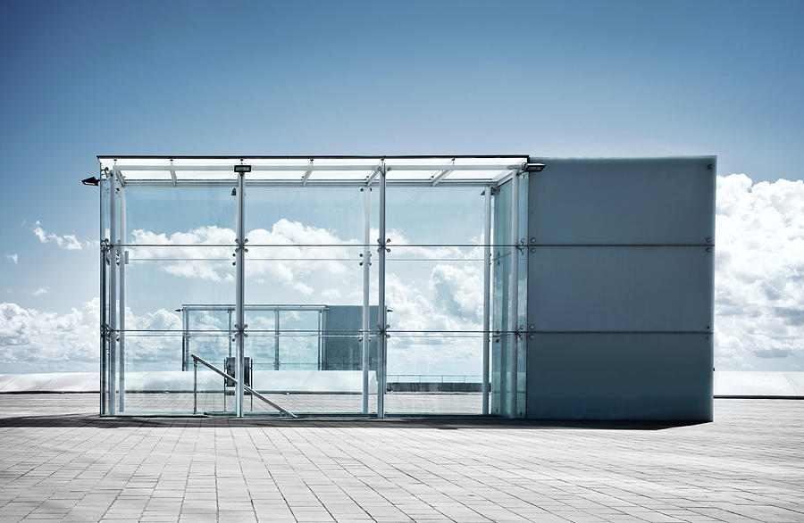 Glass Building Photograph by Nikada