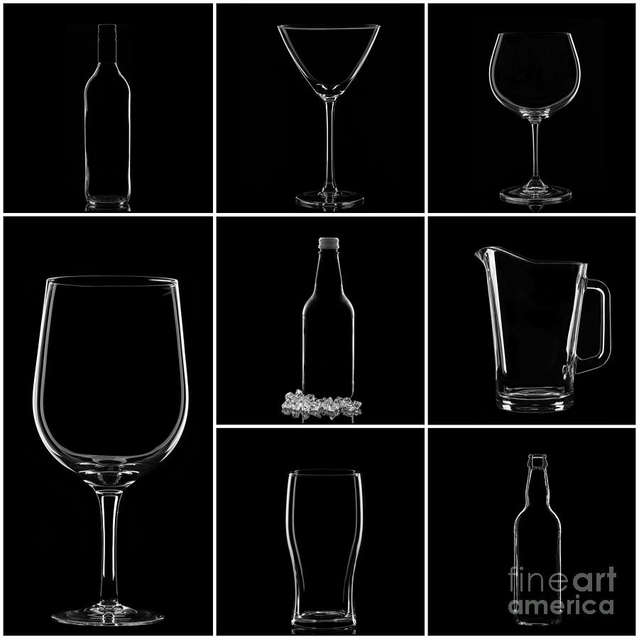Martini Photograph - Glass Collage by Bahadir Yeniceri