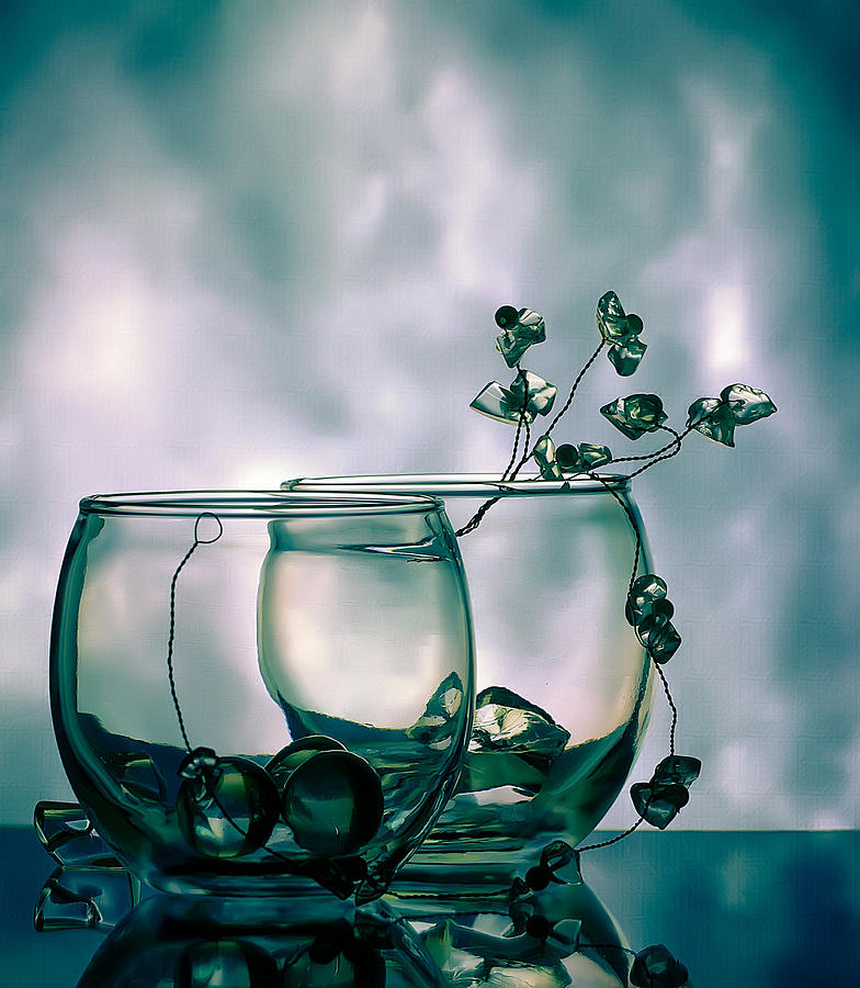 Glass Duo Photograph by Anna Rumiantseva