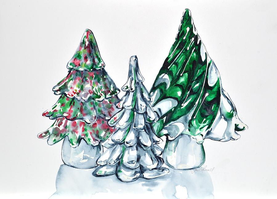 Glass Forest Painting by Jane Loveall