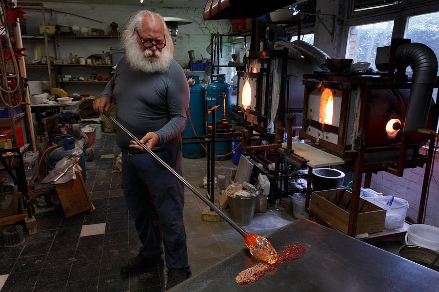 Flemish Photograph - Glass furnace by Paul Indigo Flemish Photograph - Glass furnace by Paul Indigo