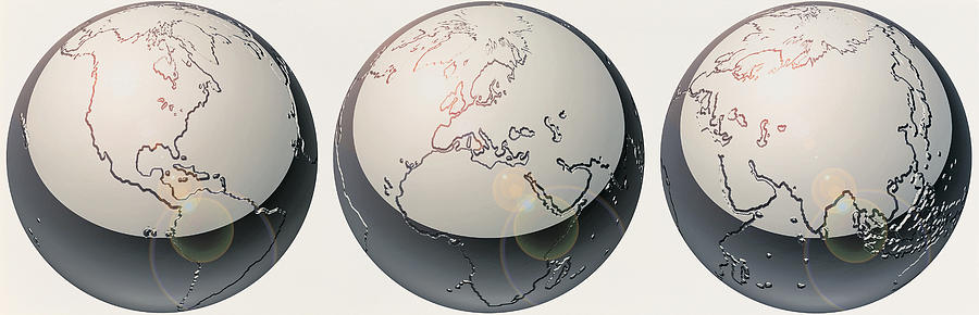 Globe Photograph - Glass Globes by Panoramic Images
