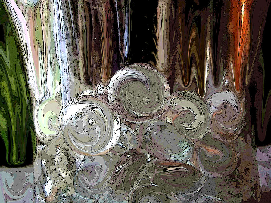 Glass in glass Digital Art by Mary Bedy