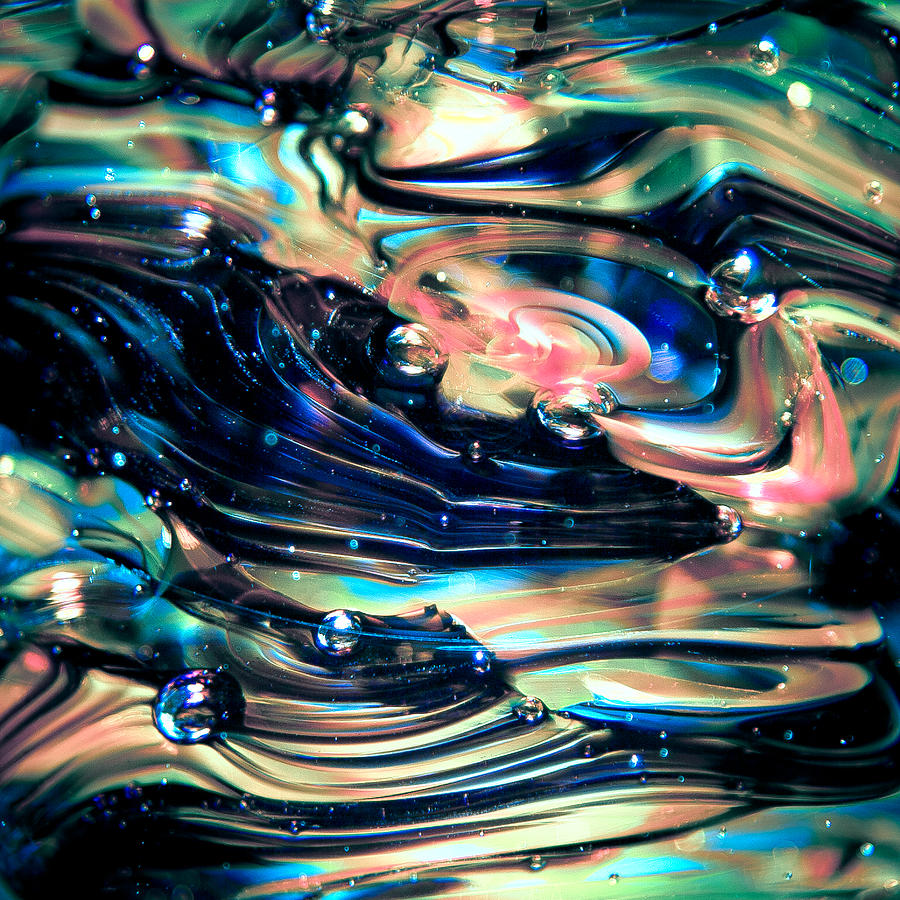 Glass Macro Abstract RPOCE Photograph by David Patterson