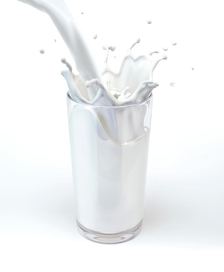 Glass Of Milk Photograph by Leonello Calvetti/science Photo Library ...