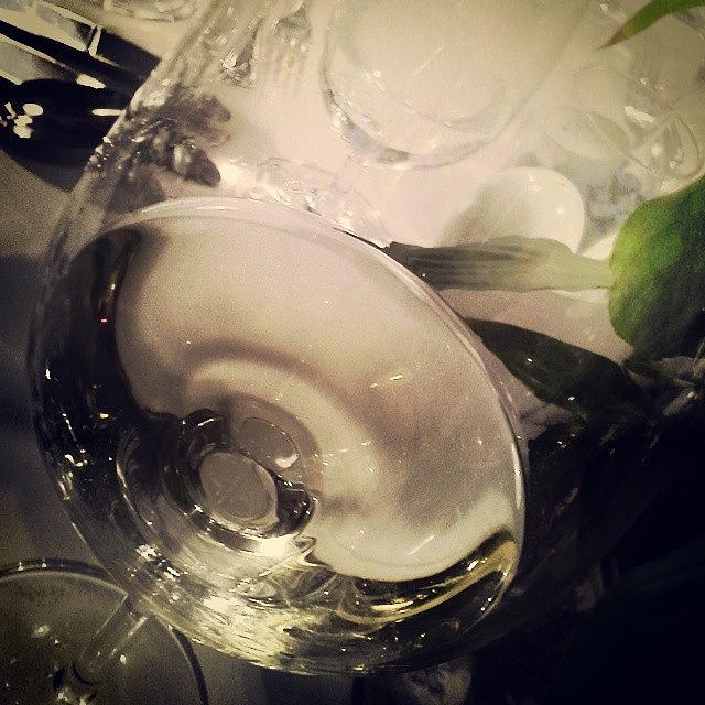 Wine Photograph - #glass Of #white #wine #márton #dinner by Koritar Henriett
