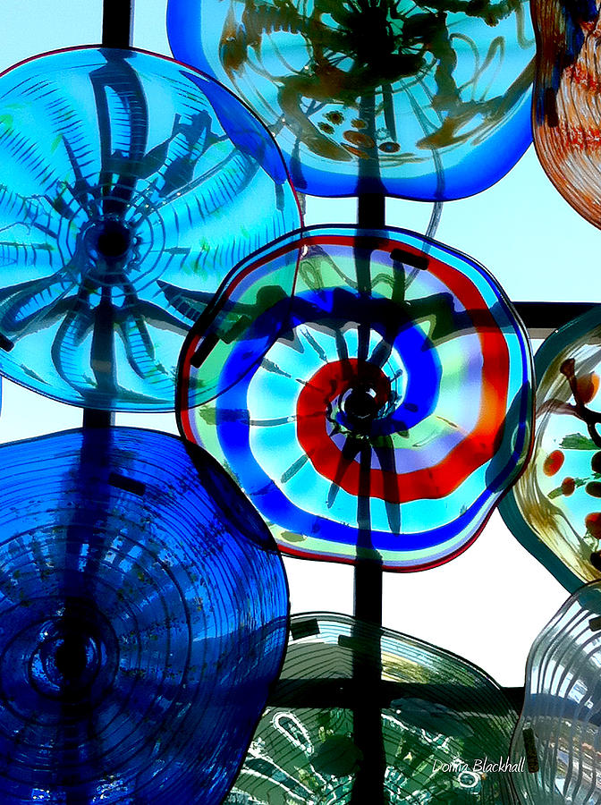 Glass Pinwheels Photograph by Donna Blackhall