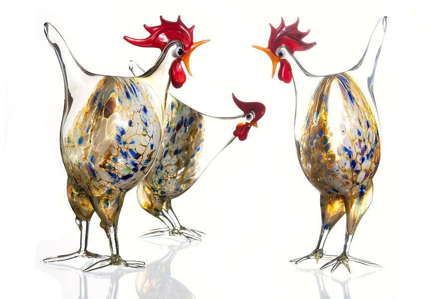 Glass Poultry Photograph by Dirk Ercken