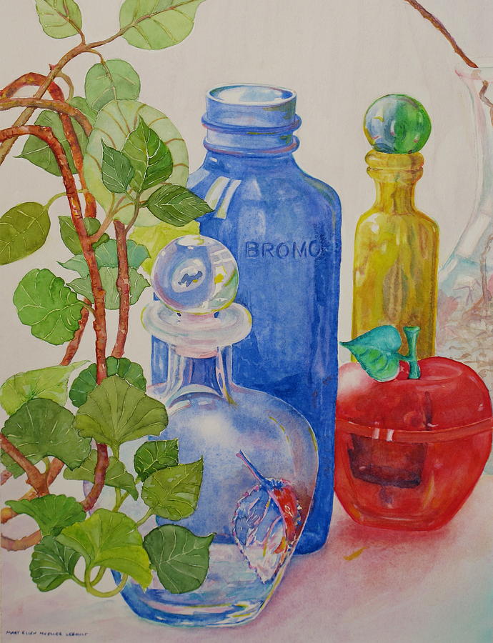 Glass Reunion Painting by Mary Ellen Mueller Legault