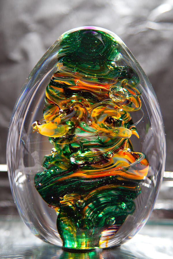 Glass Sculpture GO1  Sculpture by David Patterson