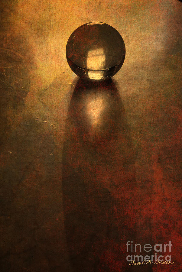 Glass Sphere - Color Photograph by David Gordon