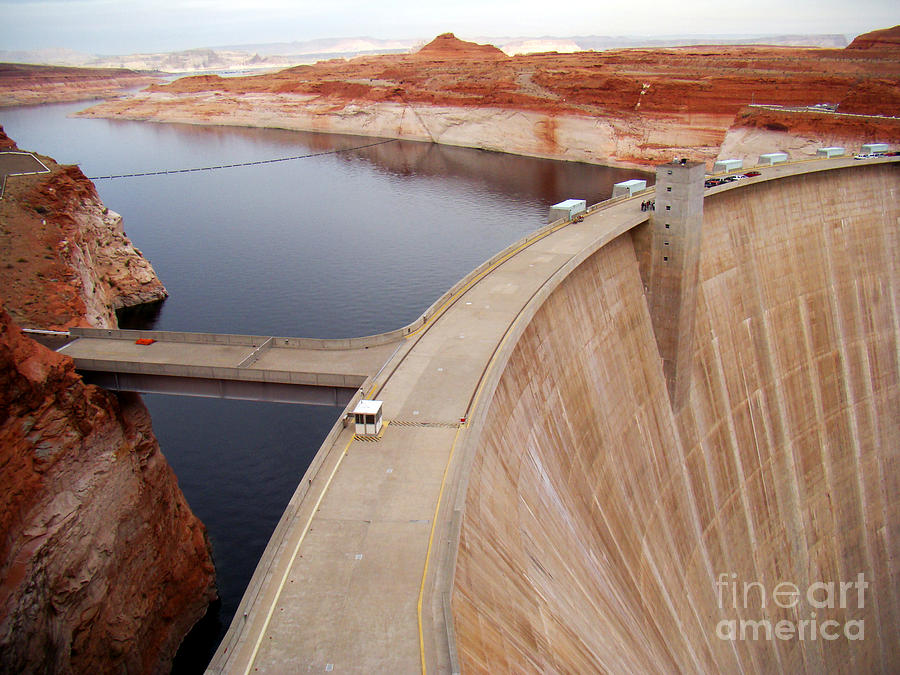 Glen Canyon Dam Photograph by Eva Kato | Fine Art America