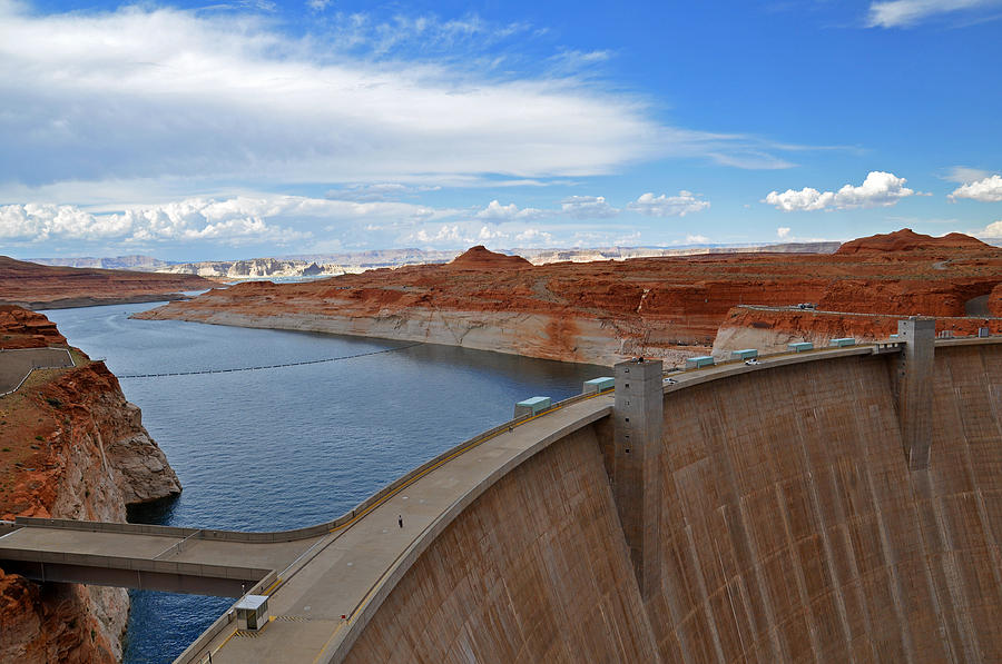 Glen Canyon Dam Photograph by Jeanne May